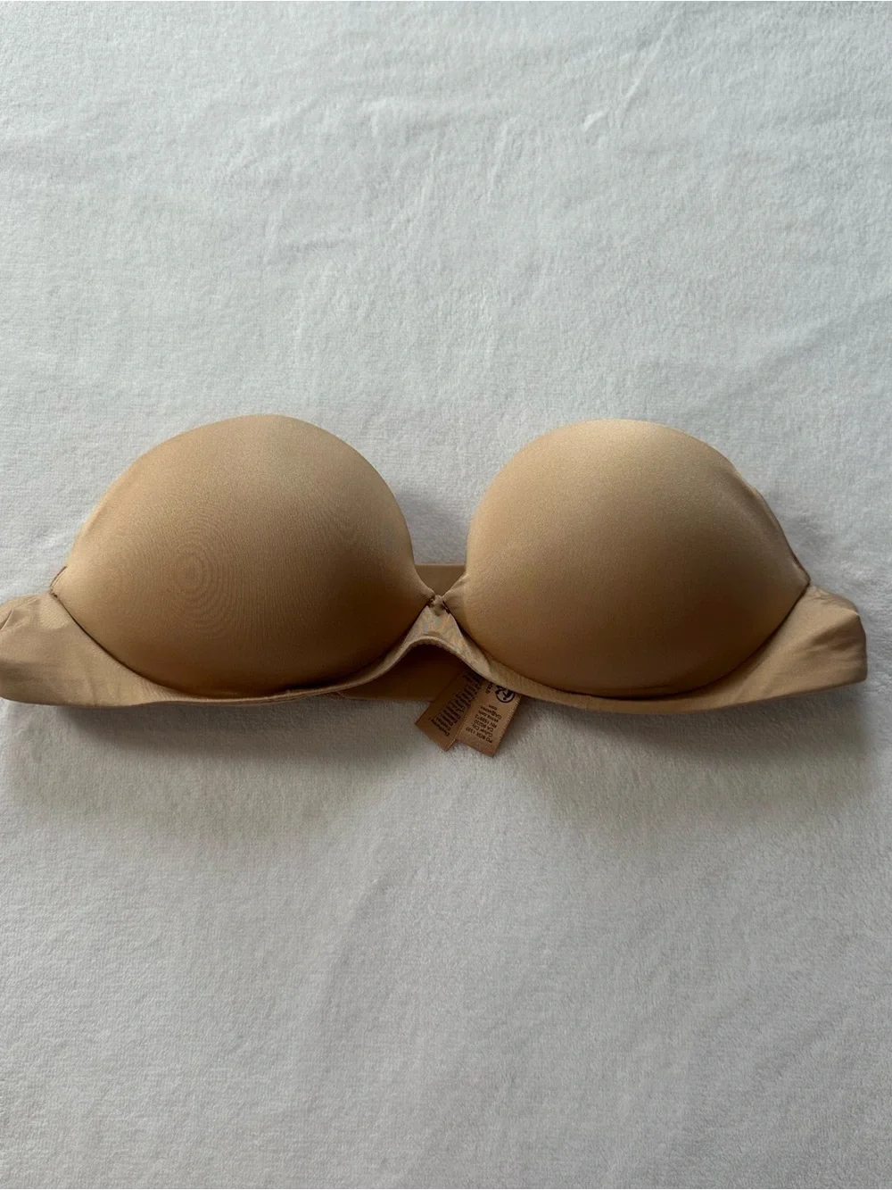 Skims 34a ultimate strapless push up bra clay nude tan shapewear - Picture 2 of 5